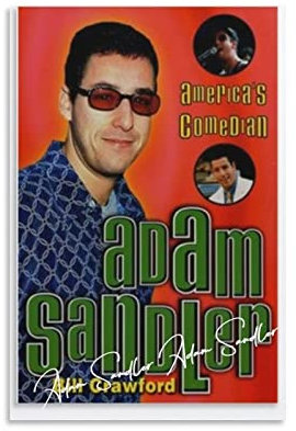 ZANNZA Leinwandplakat 50 * 70cm Adam Sandler Adam Sandler Modern Family Bedroom Decor Posters Senza Cornice