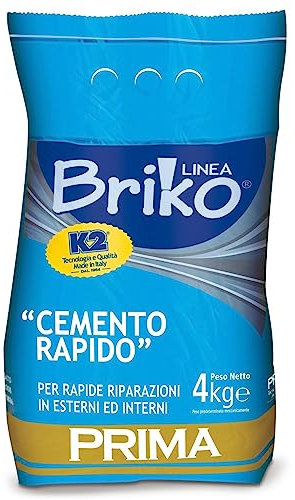 La zappa Cemento grigio in polvere Briko K2 per stuccature e riparazioni di varia natura (4)