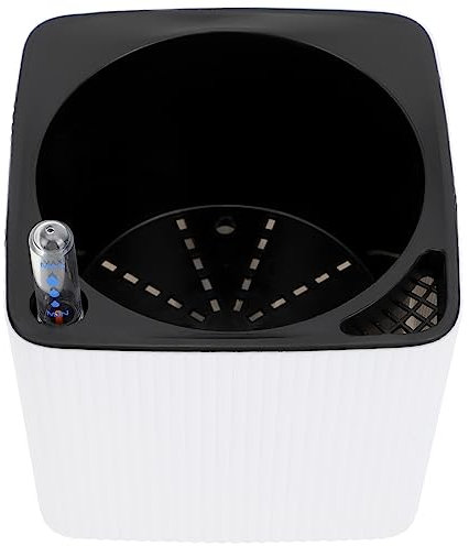 Cabilock 1 Satz Hängende Töpfe Selbstbewässernder Pflanztopf Pflanzgefäß Mit Automatischer Bewässerung Blumentopf Mit Selbstbewässerung Kinderzimmer-Box Weiß Wasser Aufnehmen Plastik