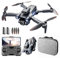 Jinsoku S150 Foldable Drone, 2K Camera Quality For Adults & Kids, 36 Mins Long Flight Time, Professional RC Quadcopter with Brushless Motor, 5G WIFI, 2 Batteries, Easy to Use For Beginners