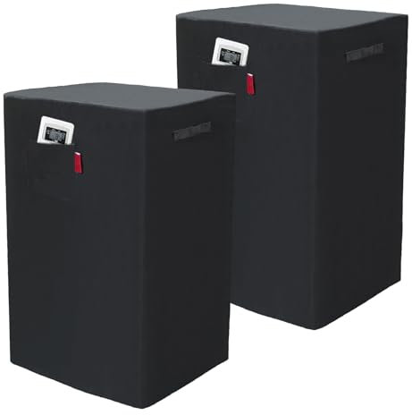 Tragbare Klimaanlagenabdeckung für den Innenbereich, staubdichte Aufbewahrungsabdeckung für mobile Klimaanlagen, passend für SereneLife 10000 BTU (SLPAC10) usw., 52 cm L x 45 cm B x 89 cm H, Schwarz,