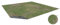Battle Systems Grassy Fields Gaming Mat 3x3 - Grid