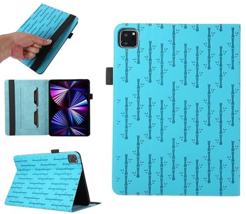 GoodcAcy Funda para Huawei MatePad T 10/Huawei MatePad T 10s Tablet PU Cuero,Ultra Delgado Carcasa con Supporto Funzione,Documentos y Pencil Soporte para Tarjetas Flip Case Cover,Azul