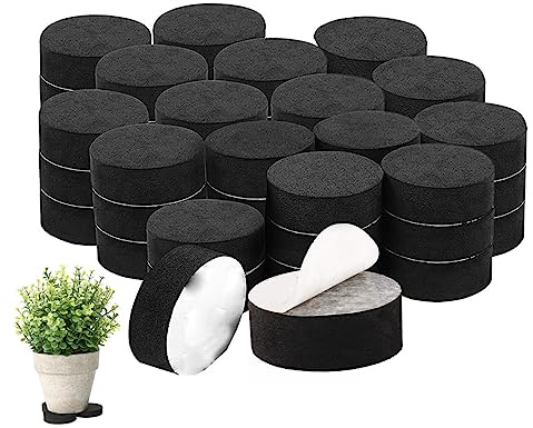 Hintyne Planter Risers Plant Pot Feet 48PCS EVA Invisible Flower Risers Pad Gardening Pot Feet Containers Accessories for Outdoor Plant