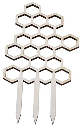 3PCS Topfpflanze Spalier DIY Holz Pflanze Klettern Unterstützung Halter Outdoor Garten Balkon