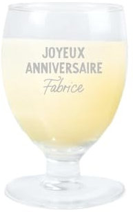 CADEAUX.COM - Verre À Ricard Ballon Personnalisé Pour Un Fabrice - Personnalisé - Message Personnalisable - Cadeau Anniversaire Fabrice - Cadeau Homme