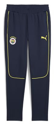 PUMA Herren Fenerbahçe SK Casuals Hose S Club Navy Speed Yellow Blue