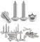 100 Pezzi Viti Autofilettanti per Legno, Viti Acciaio Inox M3 x 14 mm, Viti Autoperforanti Torx A2 V2A, Filetto Totale, Viti Autofilettanti in Acciaio Inox