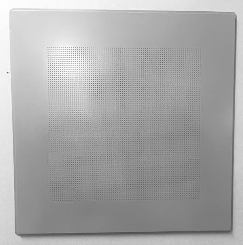 ITP Akifix Lot de 20 panneaux métalliques pour comptoir SM02S.F1A – couleur argent 60 x 60 x 0,9 cm – 7,20 m² perforé F1A