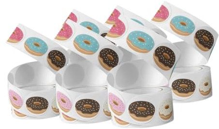 BCOATH Charmante Donut-illustrationen Dekorative Aufkleber Für Geburtstagsparty-dekorationen