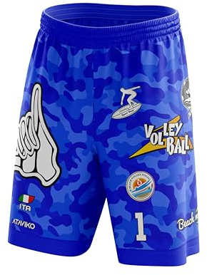 Ataviko Camouflage Beach Volley Meer, Gym Fitnessstudio, Spaziergang, Spiel und Freizeit, Sommersport