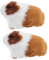 DRESSOOS Lot De 2 Figurines De Hamster en Peluche Réalistes