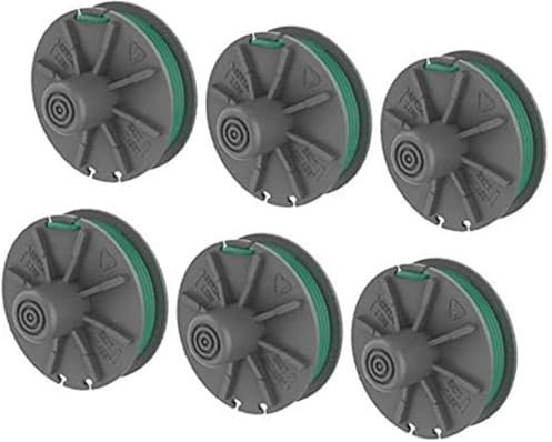 ASDGH Bobine de Fil Interchangeable for Coupe-Bordures Gardena 5309-20, for Coupe-Bordures Turbo, débroussailleuses, 2 mm, 4,6 m (6) Bobine de Coupe-Bordures(Black 6)