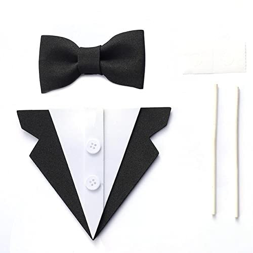 Uzztfa Kuchenaufsatz „Happy Father's Day“ Schwarzer Fliege, Papa, Kuchenaufsatz, Dekorationen Für Vatertag, Geburtstagsparty, Dekorationen, Zubehör