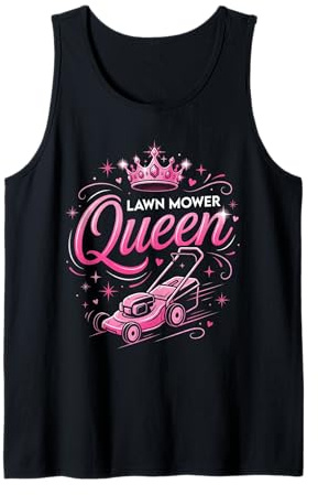 Lawn Mower Queen Tank Top