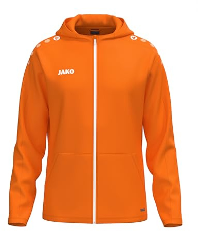 JAKO One Kapuzenjacke – Atmungsaktive Sportjacke für Kinder aus 100% Polyester, mit weichem Micro-Fleece, ideal für Sport und Freizeit