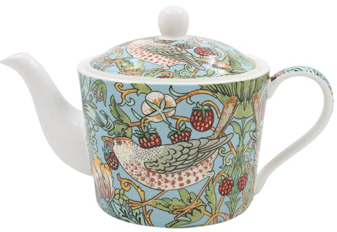 The Leonardo Collection Wm Morris Strawberry Thief Teapot & Cup Set 600ml