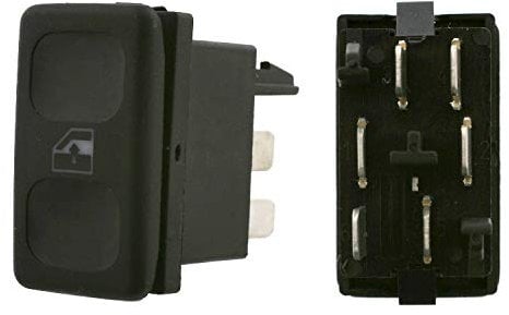 febi bilstein 14080 Schalter für elektrische Fensterheber , 1 Stück, Black