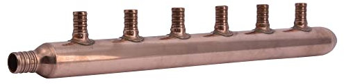 SharkBite 6 Port Geschlossene Crimp Kupfer Multi-Port Tee Sanitärarmaturen PEX Rohr PE-RT 22787