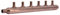 SharkBite 6 Port Geschlossene Crimp Kupfer Multi-Port Tee Sanitärarmaturen PEX Rohr PE-RT 22787