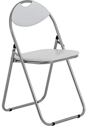 Harbour Housewares Folding Chair Padded White