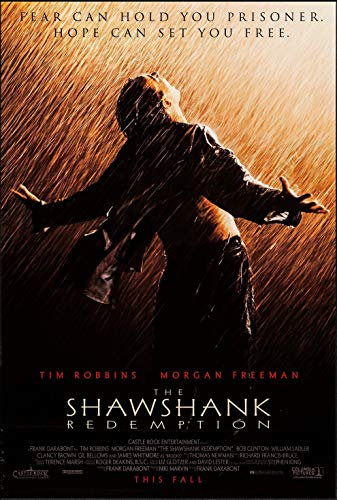 Shawshank Redemption klassisches Filmplakat in verschiedenen Größen (A3 Größe 29 x 42 cm)