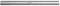 Westcott E-10193 00 Aluminium-Lineal besonders rutschfest, 50 cm, 20 Zoll