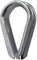 Design61 Guardacabos para cables de alambre de 8 mm, DIN65457, de acero galvanizado, juego de 5
