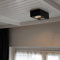 Qazqa - Modern Design-Spot I Spotlight I Deckenspot I Deckenstrahler I Strahler I Lampe I Leuchte schwarz quadratisch 2-flammig-flammig - Kaya I Wohnzimmer I Schlafzimmer - Aluminium Rechteckig - LED