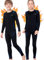 Thermounterwäsche Kinder, Funktionsunterwäsche Junge Skiunterwäsche Mädchen Winter atmungsaktiv Thermowäsche Set Warm Weich Funktionswäsche Thermo Unterwäsche Thermounterhemd für Kinder Blau XL