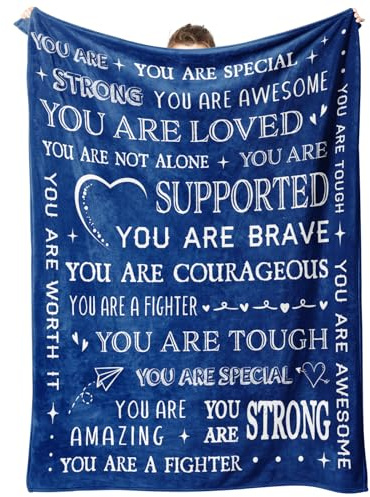 SteadStyle Blanket Gifts for Women or Men - Get Well Blanket, Inspirational Gifts for Her Him, Feel Better After Surgery Present, Thinking of You Gift for Mom Friend Sister Coworker, 60'' x 50''