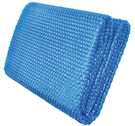 IBOWZ Pool Cover Swimming Pool Solar Cover Rectangle Dust Pool Cover Mat, Heavy Duty Solar Blankets for Backyard Yard Outdoor Pools, Heating Pads Pool Cover Protector Cloth, Easy Set