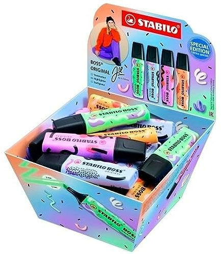 STABILO Bleistift Boss Original Pastell by Ju Schnee Präsentationsständer 30 Stück