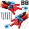 LIDEYE Hero Launcher Handschuh, 2 Set Held Launcher, Spider Hero Handschuhe, Handgelenk Spielzeug Set, Spiderman Spielzeug Handschuh, Lustiges Lernspielzeug Kostüm Requisiten für Kinder (C)