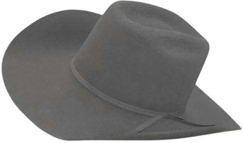 kokdid Klassischer Hut für Damen Herren mit gewebtem Gürtel Panamahut Wolle Trilbies Hut Cosplay Kostüm Mottoparty Gentleman Hut