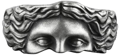 Göttin Ring Venus – Modischer Ring für Frauen und Männer, beruhigend | Zauberhafter griechischer Ring, antiker Venusring für Partys im Freien, Halbblick, modisch schick, Se référer au descriptif