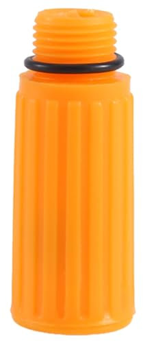 Pqahffowr Bouchon d'huile en plastique pour compresseur d'air Orange 16 mm