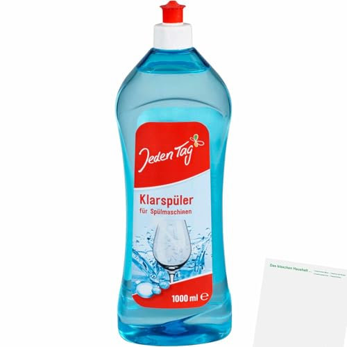 usy Lot de liquide de rinçage pour tous les jours (bouteille de 1 l) + bloc usy