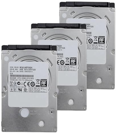 WBOBKO Hard disk interno da 320 GB, 2,5, SATA2, 120 G, 160 G, 250 G, 500 G, 1T 2T, hard disk interno 5400-7200 giri/min (80 GB)