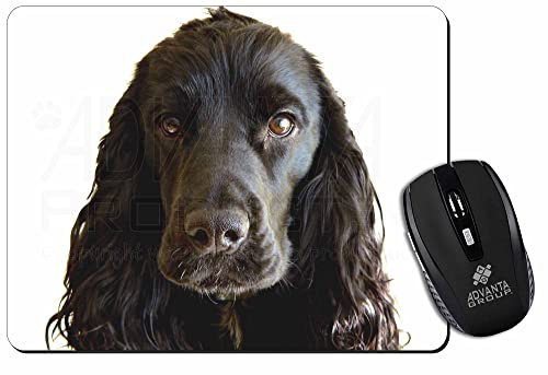 Advanta Group Black Cocker Spaniel Dog Computer Mouse Mat