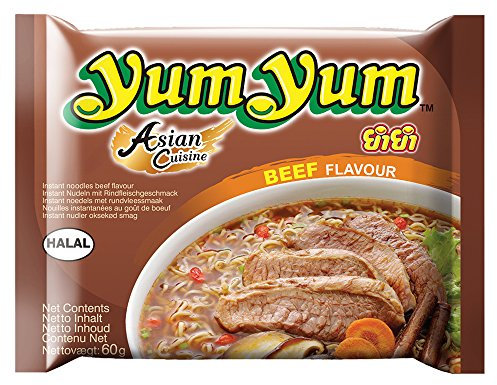 Yum Yum Instant Nudeln Rind Pk 60g, 45er Pack (45 x 60 g)