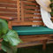 Garden mile Waterproof 2 Seater Garden Bench Cushion - Non-Slip, Comfortable Patio & Swing Cushions - Durable Outdoor Seat Pads for Garden Furniture - Green