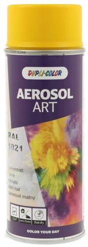 DUPLI-COLOR 131349 AEROSOL ART RAL 1021 rapsgelb seidenmatt 400 ml