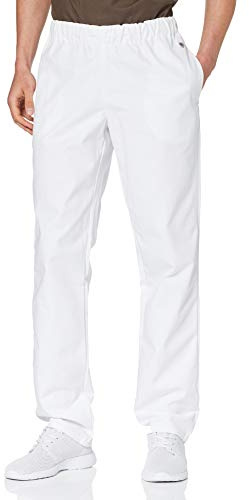 BP 1645-130-21-XLl Unisex-Hose, mit Gummizug in der Taille, 205,00 g/m² Reine Baumwolle, weiß, XLl