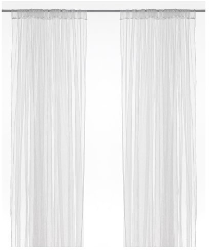 Ikea 901.119.80 Lill Sheer 2 Panneaux 248 x 279 cm (1 Paire de Rideaux, Blanc)