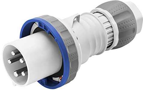 Gewiss 63 IEC – Stecker Handy HP IP66 – 69 2-polig + Erde 63 A 230 V 6h