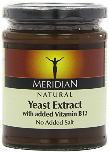 (Pack Of 2) - Natural Yeast Extract with Vitamin B12 No Added Salt | MERIDIAN FOODS - No GM Soya us