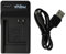 vhbw Chargeur Micro USB avec câble pour caméra Batterie Panasonic CGA-S005, CGA-S005E, CGA-S005E/1B, CGA-S008, DMW-BCC12, DMW-BCE10, DMW-BCE10E
