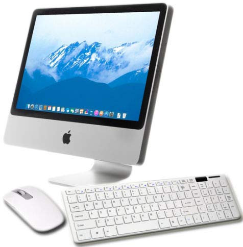 Apple iMac 20in Aluminum Core 2 Duo E8135 2.4GHz 250GB DVDRW WiFi iSight Camera Bluetooth OS X El Capitan (Renewed)