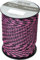 100m Reel Paracord Army Camping for Tent Basha Bivi Shelter Buidling Hammock Gardening Bushcraft in Green, Black, Coyote and Red Colours (Black/Pink)
